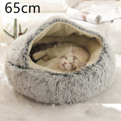 Cozy Cocoon Plush Pet Bed