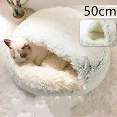 Cozy Cocoon Plush Pet Bed