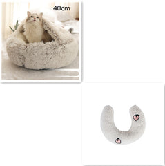 Cozy Cocoon Plush Pet Bed