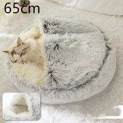 Cozy Cocoon Plush Pet Bed